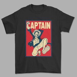 Luffy Monkey D Luffy Anime Manga Straw Hat Pirates One Piece Unisex Tee